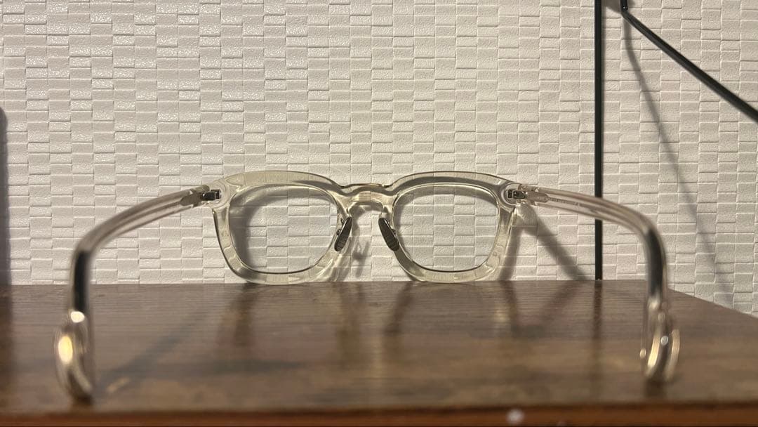 モンクレール ML0006 クリアフレーム カラーレンズ おまけ付 廃番