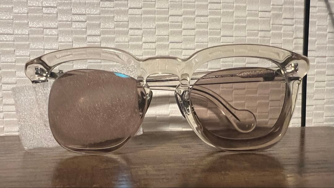 モンクレール ML0006 クリアフレーム カラーレンズ おまけ付 廃番