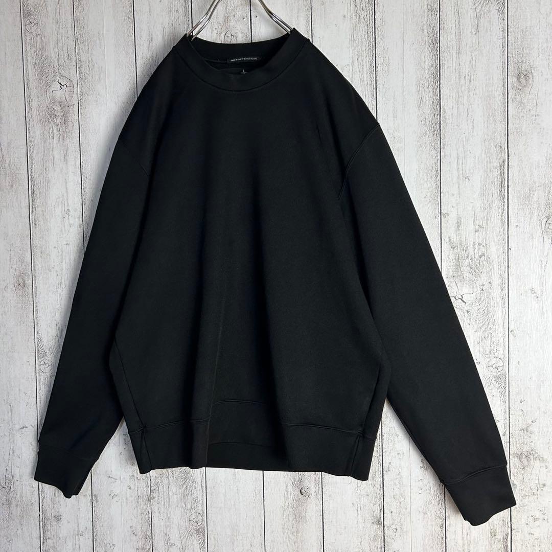 6057【希少デザイン】ストーンアイランド‪☆ビッグ刺繍ロゴ入りスウェット