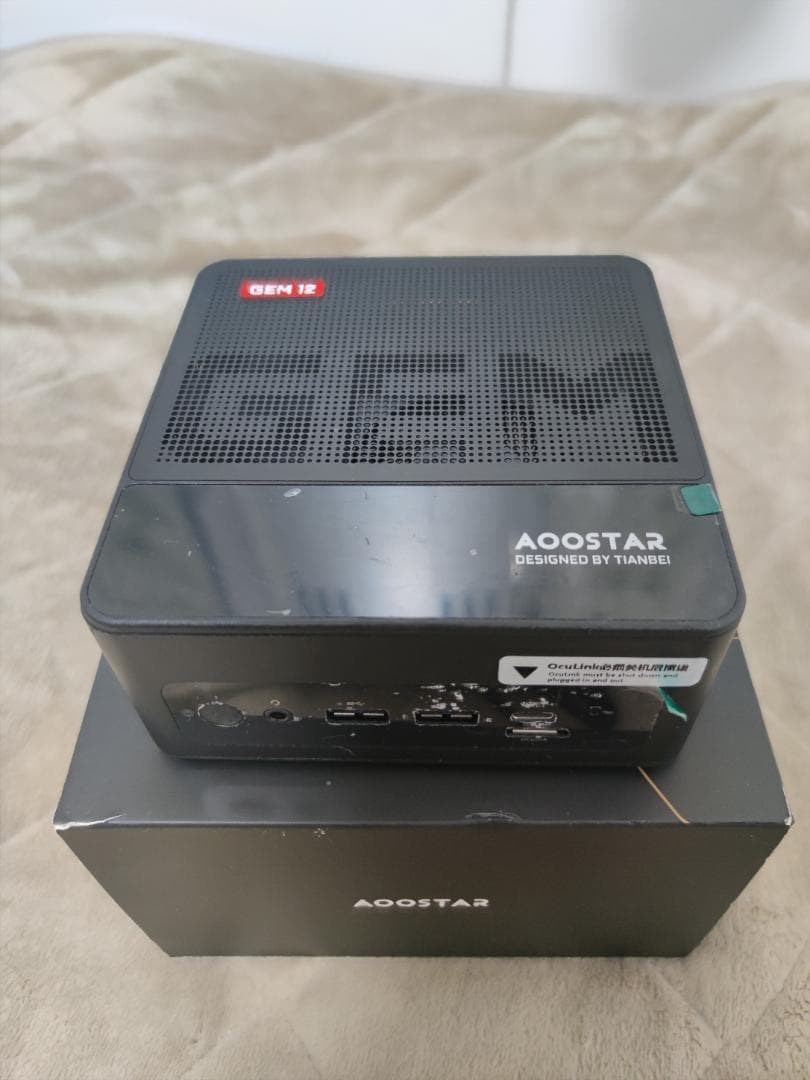 Mini PC Aostar GEM12 Ryzen 9 32GB メモリ