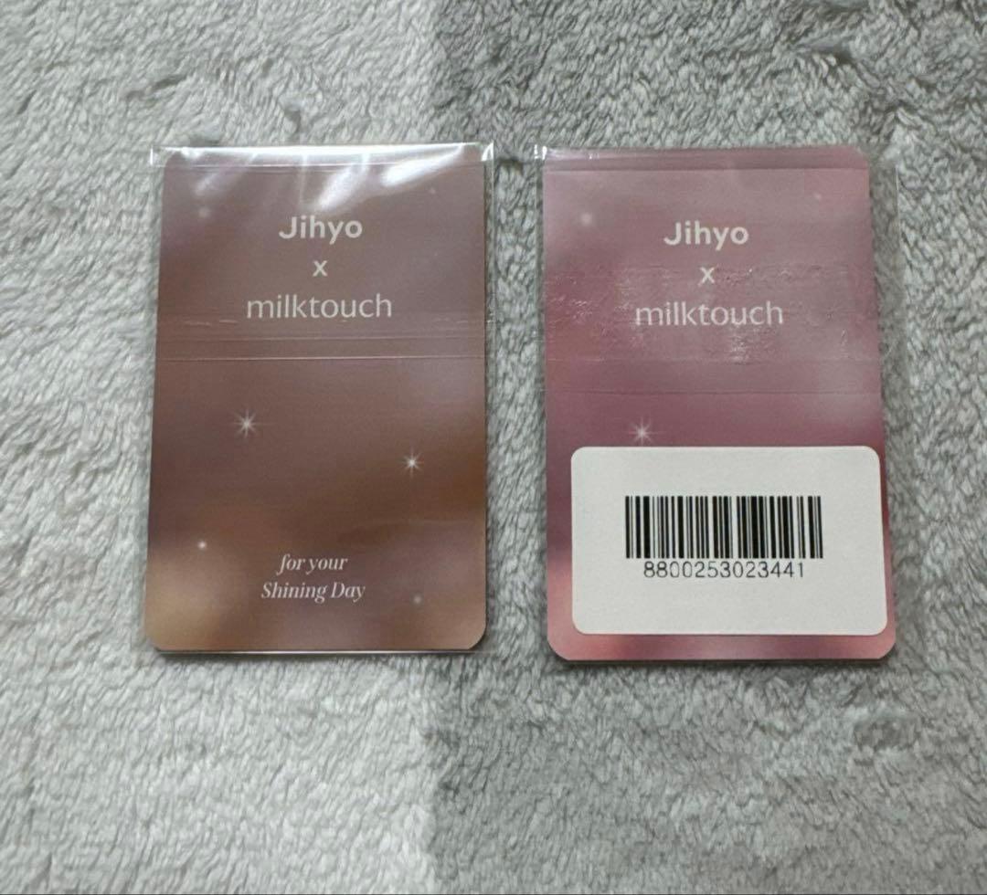 TWICE ミルクタッチ ジヒョ　jihyo トレカ
