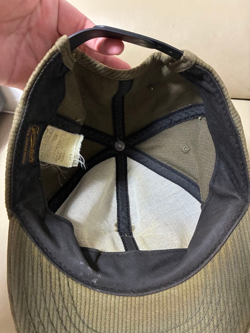 Tenderloin キャップ　オリーブ　コーデュロイ