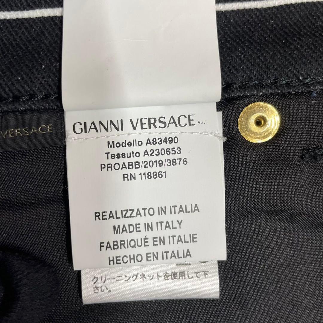 美品 VERSACE ヴェルサーチ メデューサ 総柄 パンツ メンズ