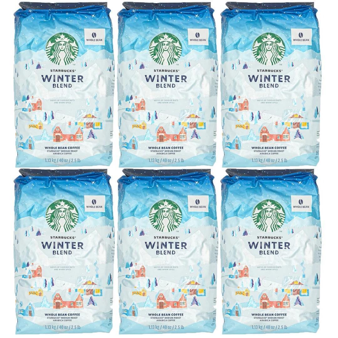 【新品未開封】スターバックス ウィンターブレンド 1.13kg（豆）《6袋》