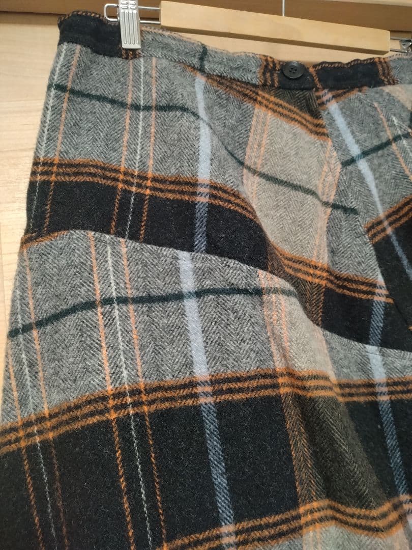 Y's ウールチェックサルエルパンツ　ワイズ　LIMIfeu　ヨウジヤマモト