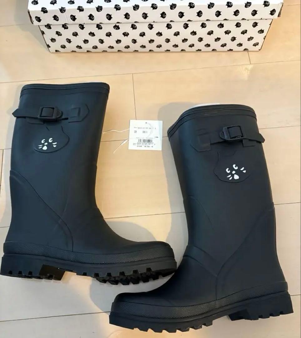 ne-net ネネット にゃー レインブーツ レインブーツ長靴
