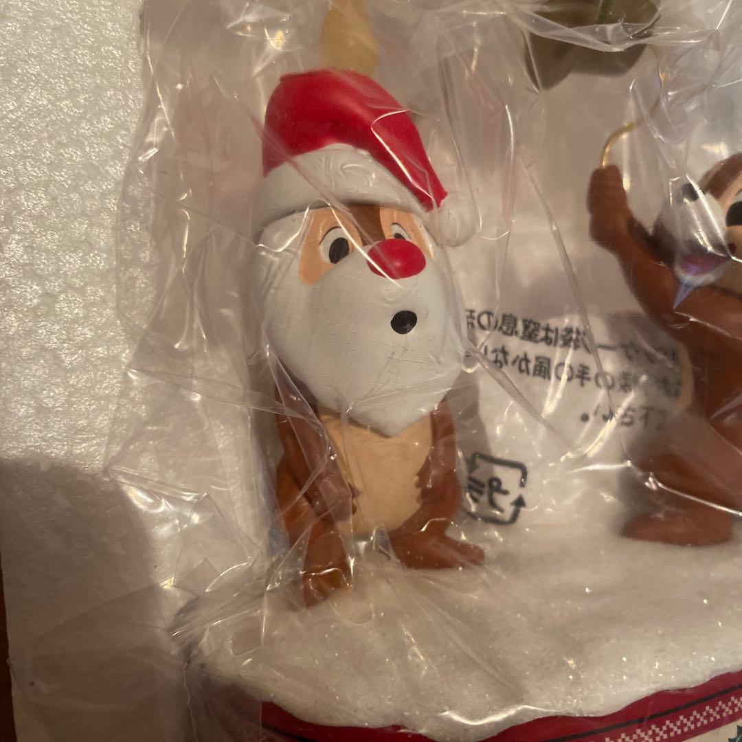 塗りチェック済み☆チップ＆デール☆LEDライト☆DISNEY CHRISTMAS