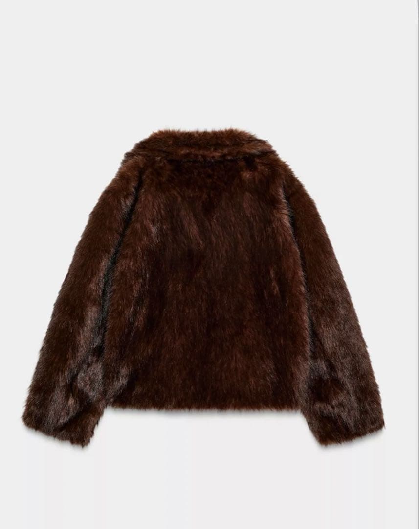 ZARAザラ リバーシブルダブルフェイス フェイクファージャケット 新品、未使用