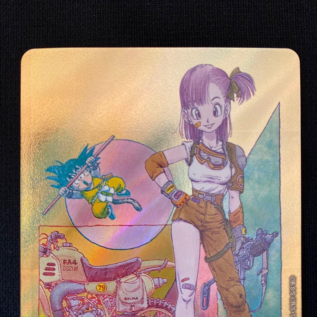 ドラゴンボール マンガブースター02 エナジーマーカー　e-73 ブルマ 金