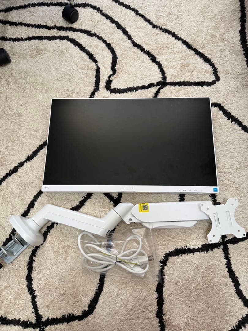 PHILIPS 243V7QDAW/11 ＋ モニターアーム