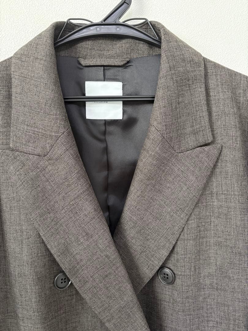 【新品】北欧暮らしの道具店　ダブルジャケット / オリーブブラウン（S）