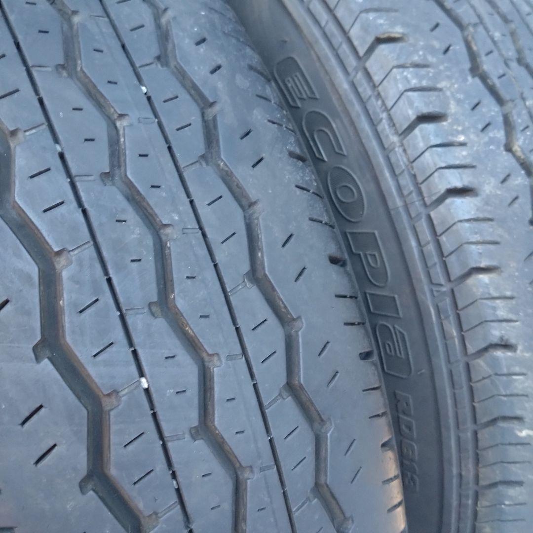 【送料込み】ハイエース 純正ホイール＋ブリヂストン エコピア ４本