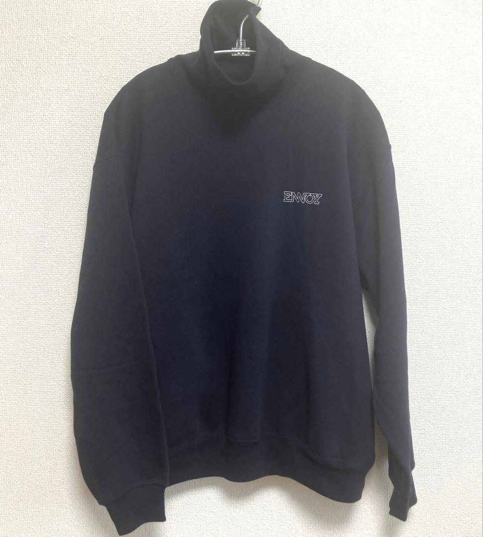 【大幅値下げ！】ennoy スウェット ネイビー　M 上のみ　タートルネック
