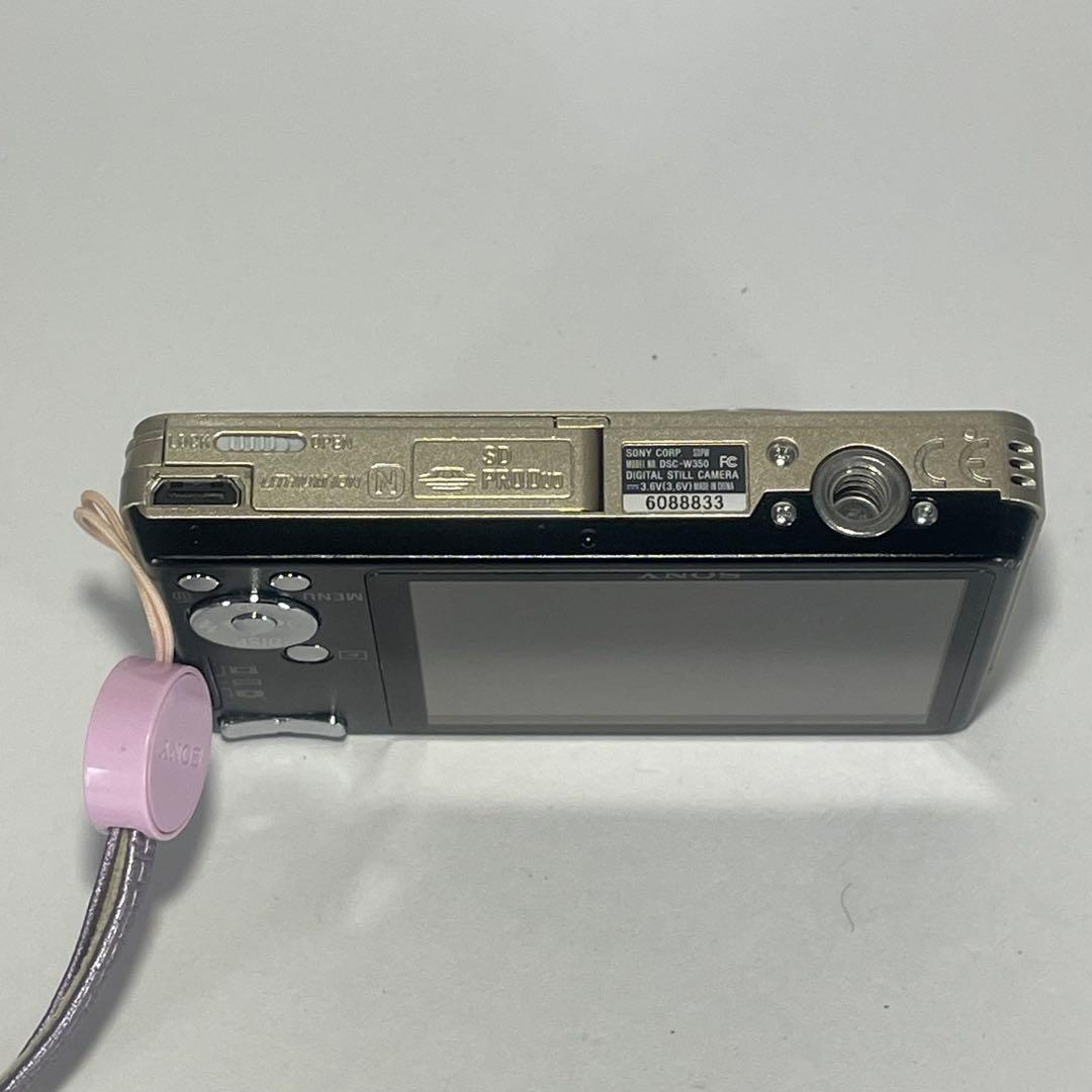【美品】SONY Cyber-shot DSC-W350 ゴールド