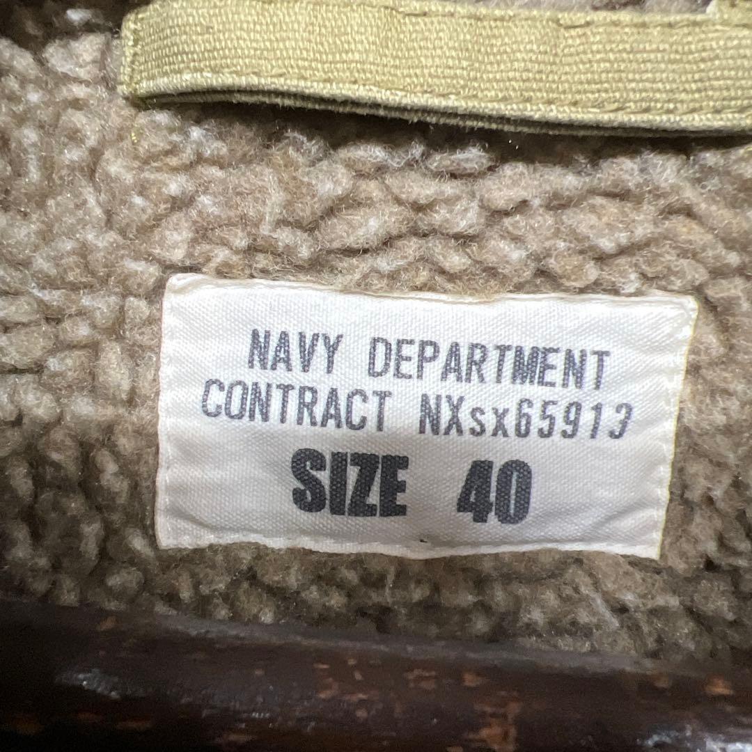 WAIPER N-1デッキジャケット　USN サイズ40