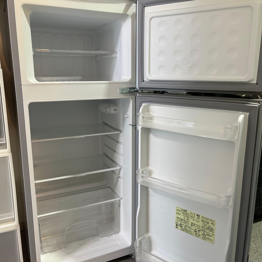 シルバー冷蔵庫 118L