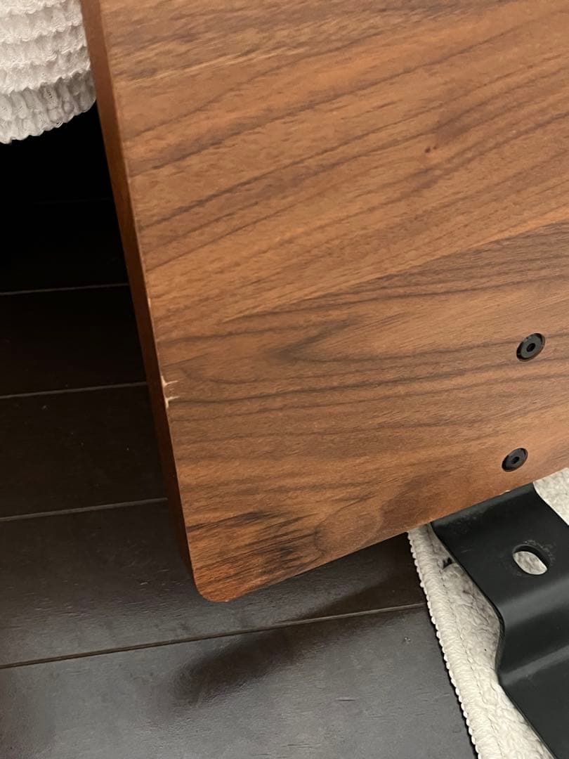 【はる】無印良品　ソファベッド一式（ウォールナット材）