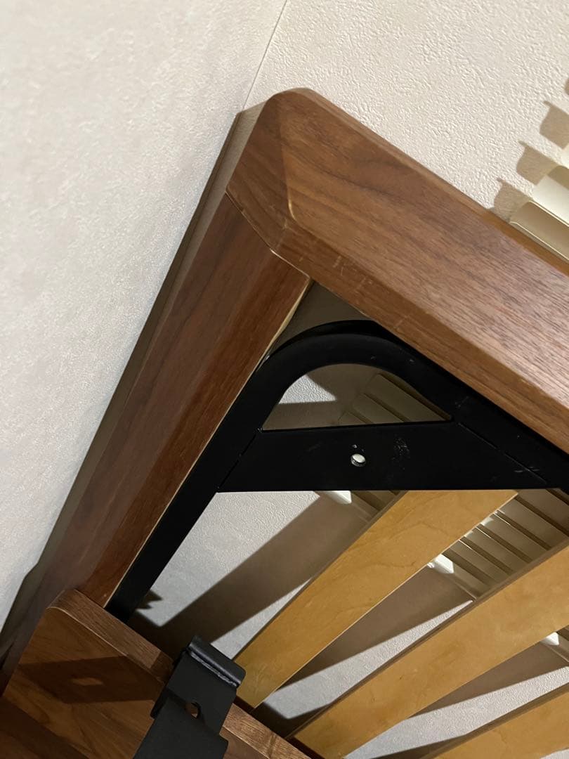 【はる】無印良品　ソファベッド一式（ウォールナット材）