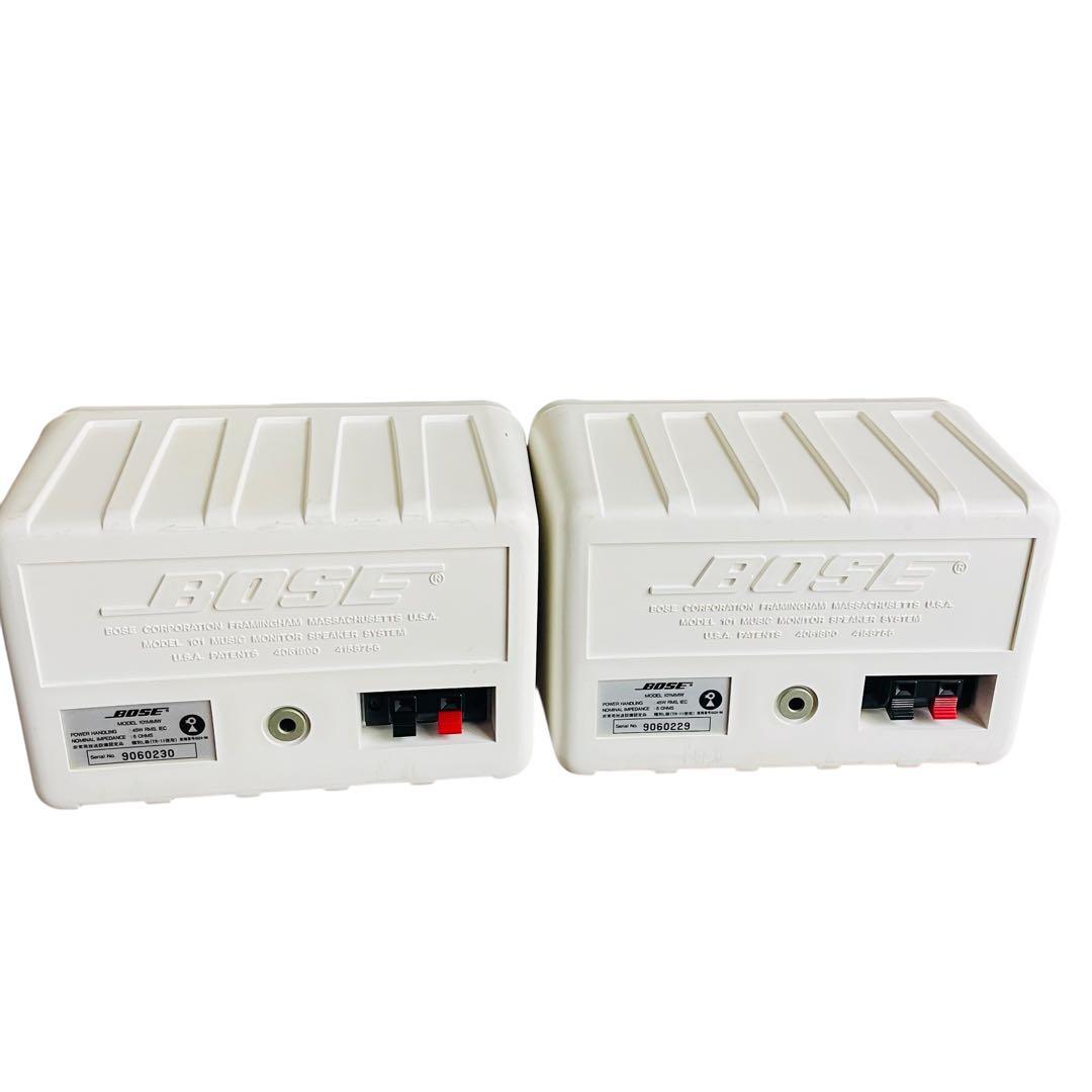 BOSE 101MMW ボーズ スピーカー 天吊りペア ホワイト 金具付き 白