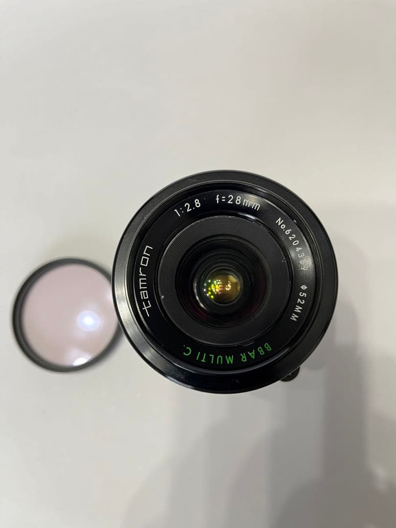 sonyEレンズ　銘品TAMRON28mm F2.8 BBARNikonフード付