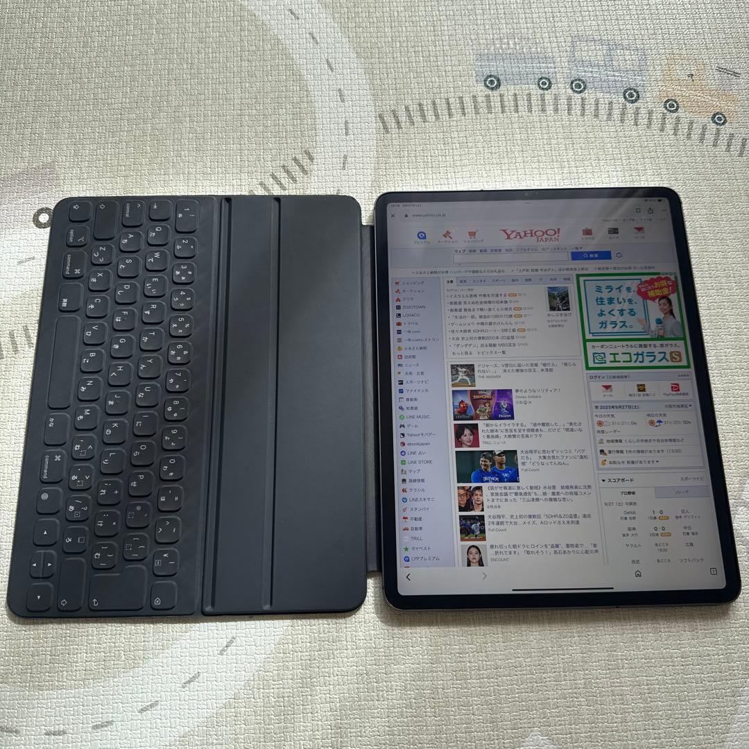 iPad Pro 第3世代 12.9インチ 64GB （スマートキーボード付き）