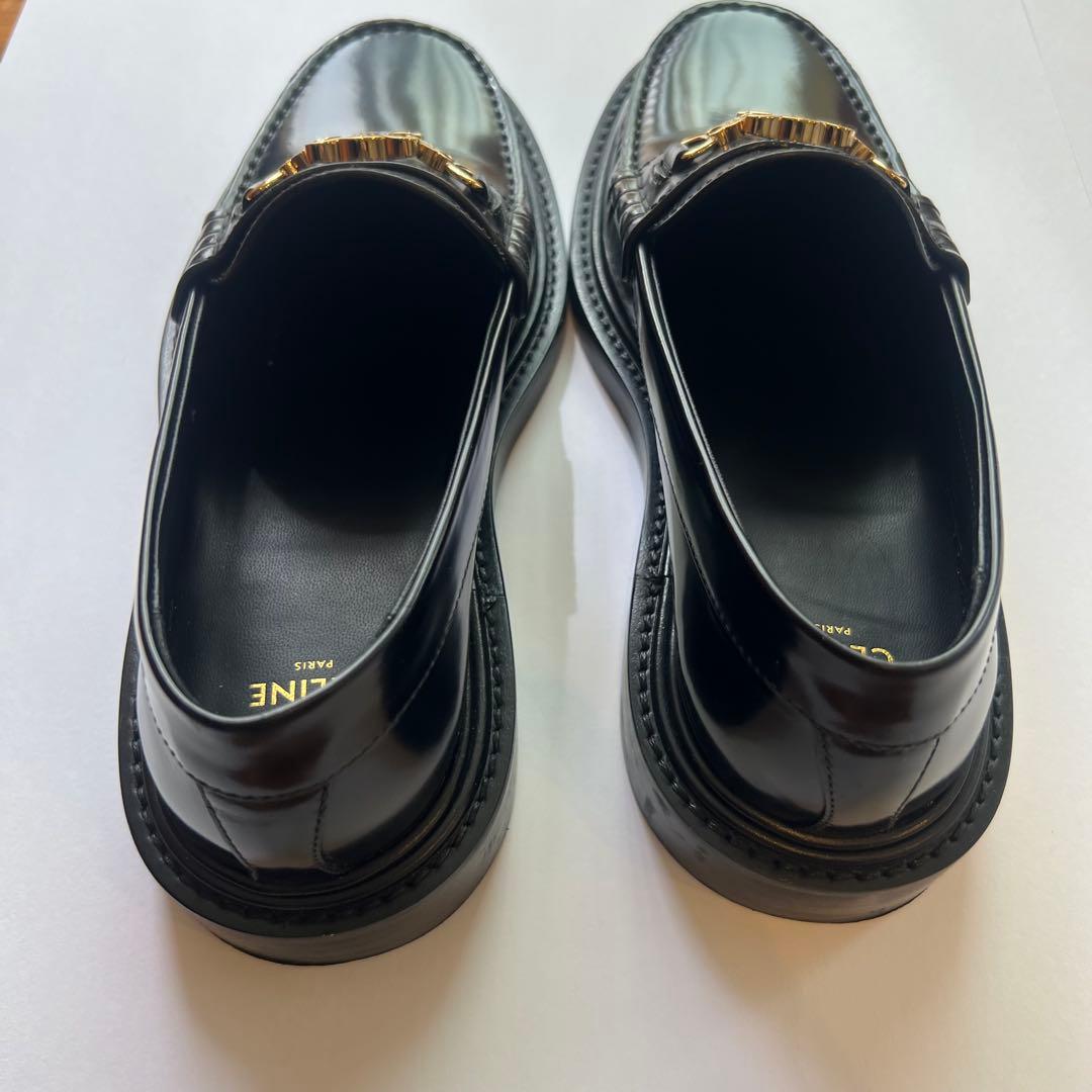 【美品】CELINE/セリーヌ　ユニヴェルシテ トリオンフ チェーンローファー