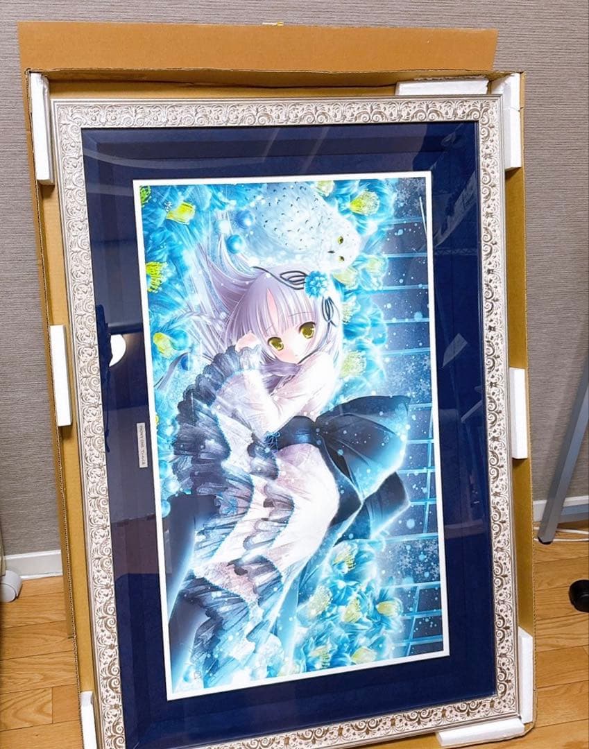 版画 てぃんくる ミクスドメディア アールビバン Y OWL DX