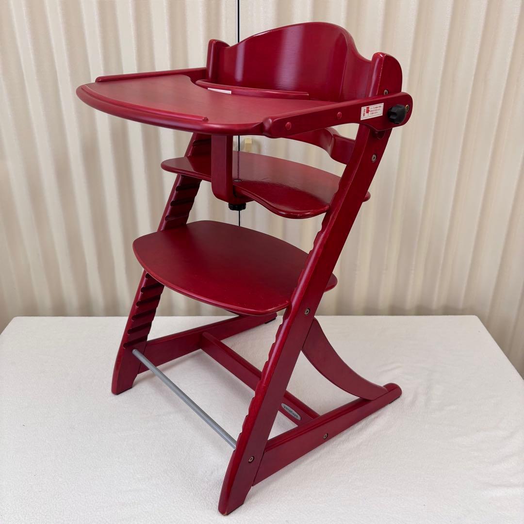 ☆除菌清掃済☆　☆綺麗☆　大和屋　すくすくチェア　イーネヌ　テーブル＆ガード付