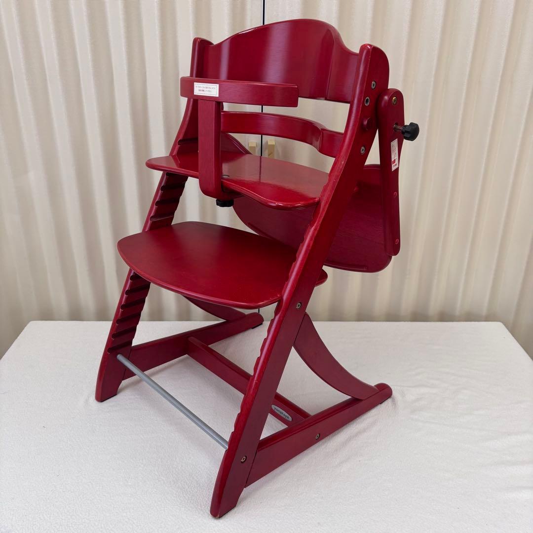 ☆除菌清掃済☆　☆綺麗☆　大和屋　すくすくチェア　イーネヌ　テーブル＆ガード付