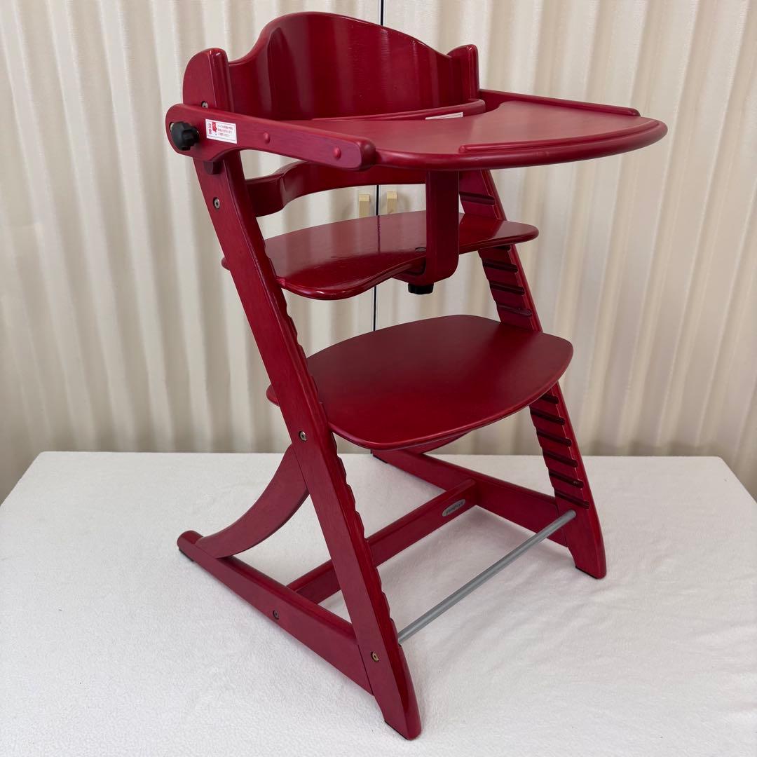 ☆除菌清掃済☆　☆綺麗☆　大和屋　すくすくチェア　イーネヌ　テーブル＆ガード付