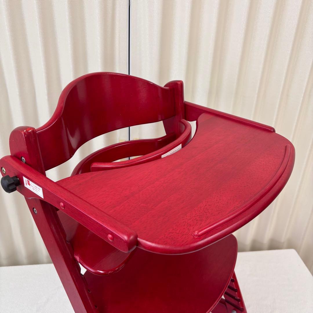 ☆除菌清掃済☆　☆綺麗☆　大和屋　すくすくチェア　イーネヌ　テーブル＆ガード付