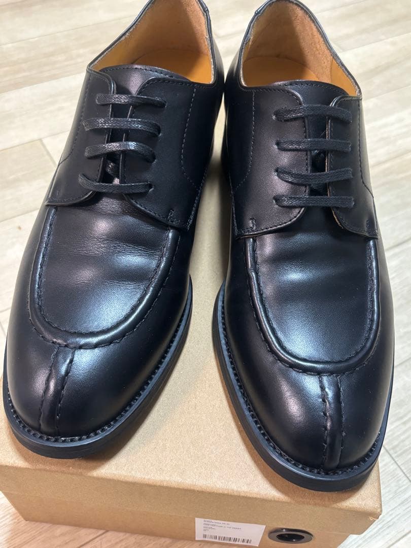 靴 shiun COW LEATHER U-TIP DERBY 41