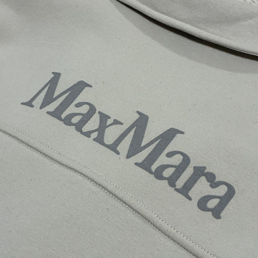 MaxMara 2021年 ロゴ シャツジャケット オーバーサイズ スウェット