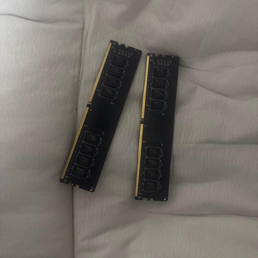 TEAM DDR4 16GB メモリ 2400MHz 2枚セット