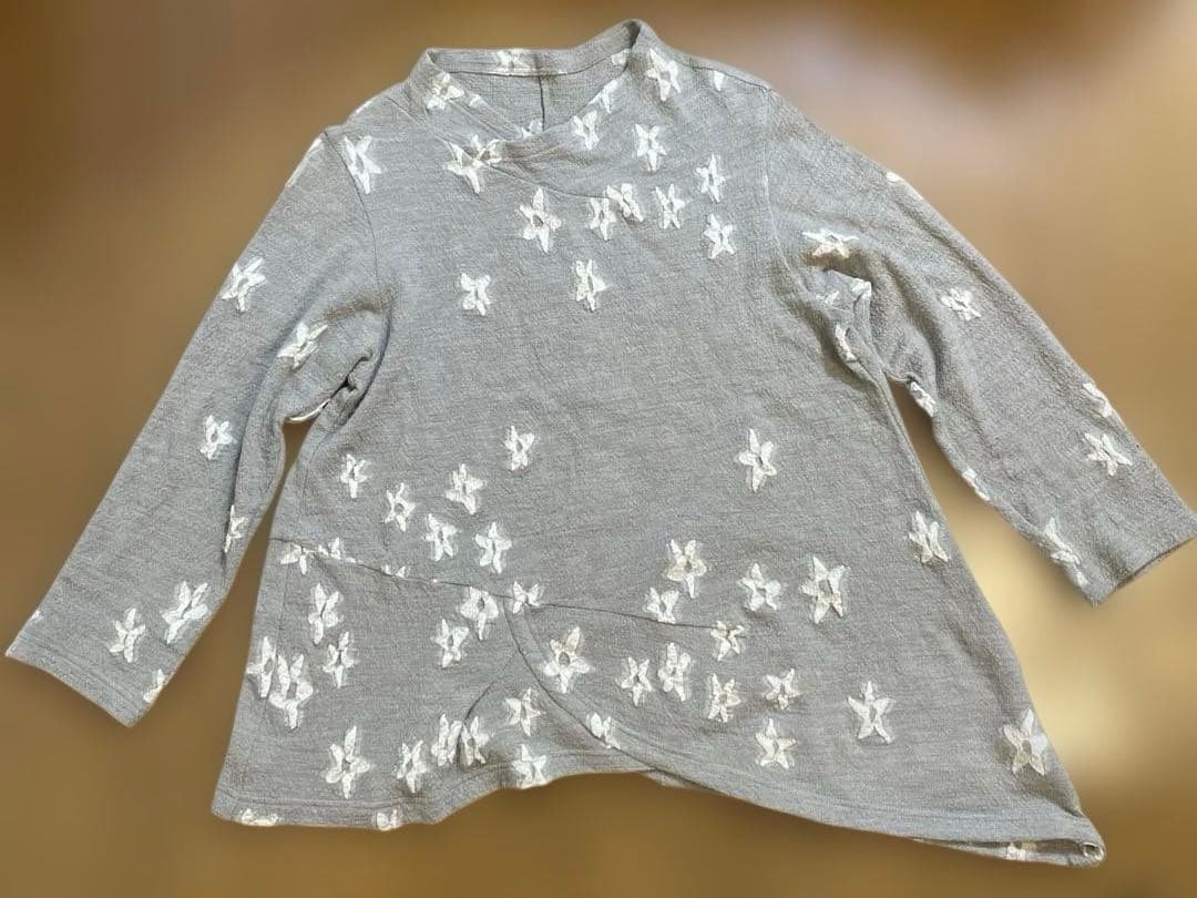 慈雨・JIU［センソ ユニコ］アシメトリーチュニック　サイズ40