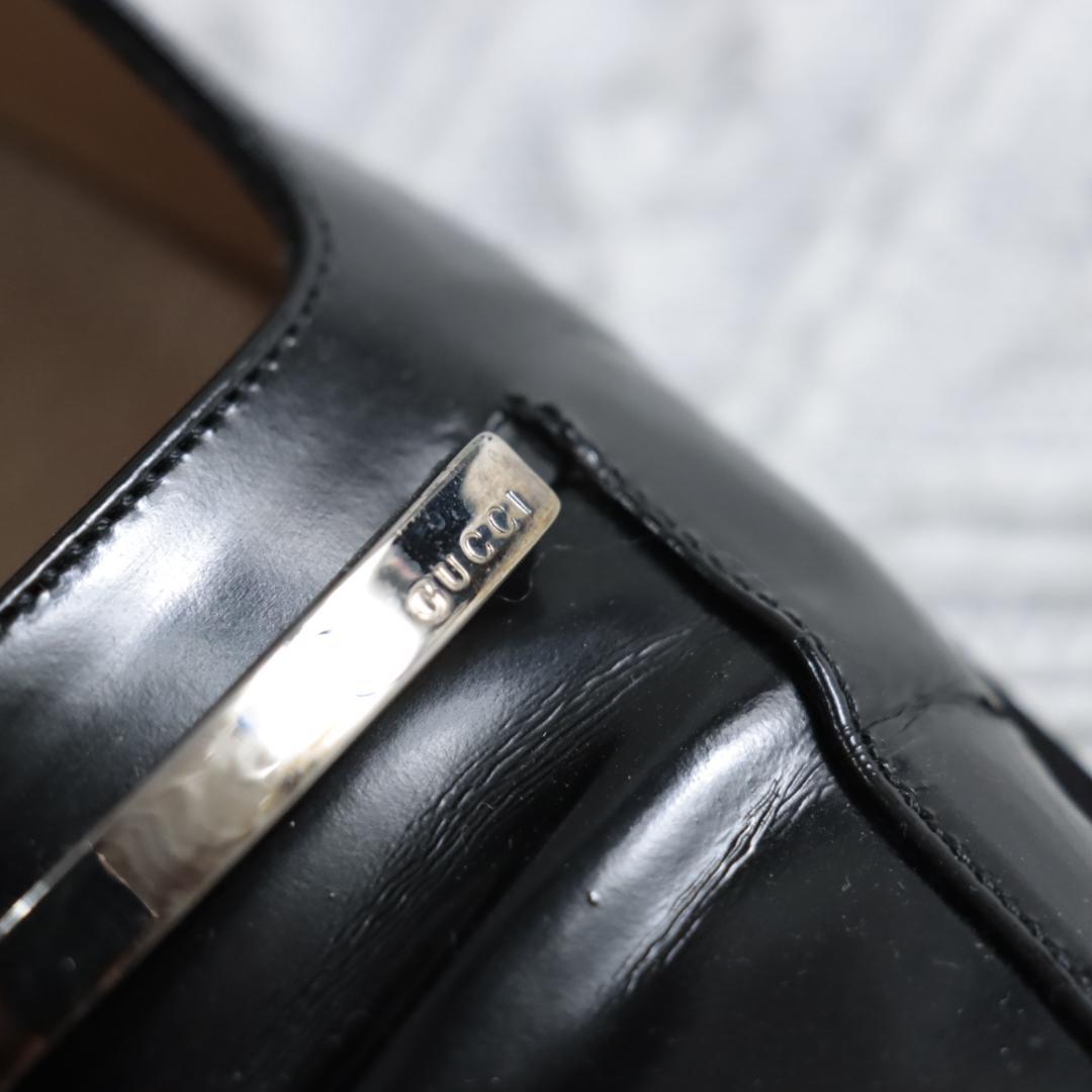 美品！GUCCI　レザーシューズ　パンプス　ローファー　ヒール　箱付き　23.5