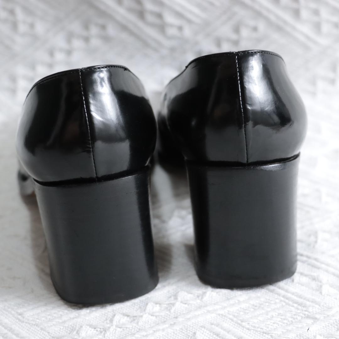 美品！GUCCI　レザーシューズ　パンプス　ローファー　ヒール　箱付き　23.5