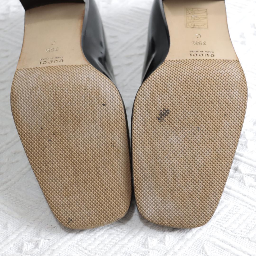 美品！GUCCI　レザーシューズ　パンプス　ローファー　ヒール　箱付き　23.5
