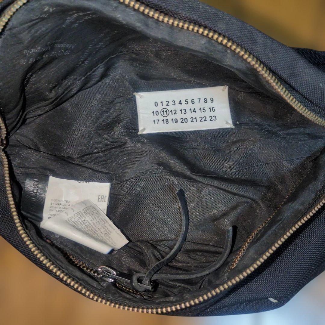 MaisonMargiela ブラック ウエストポーチ