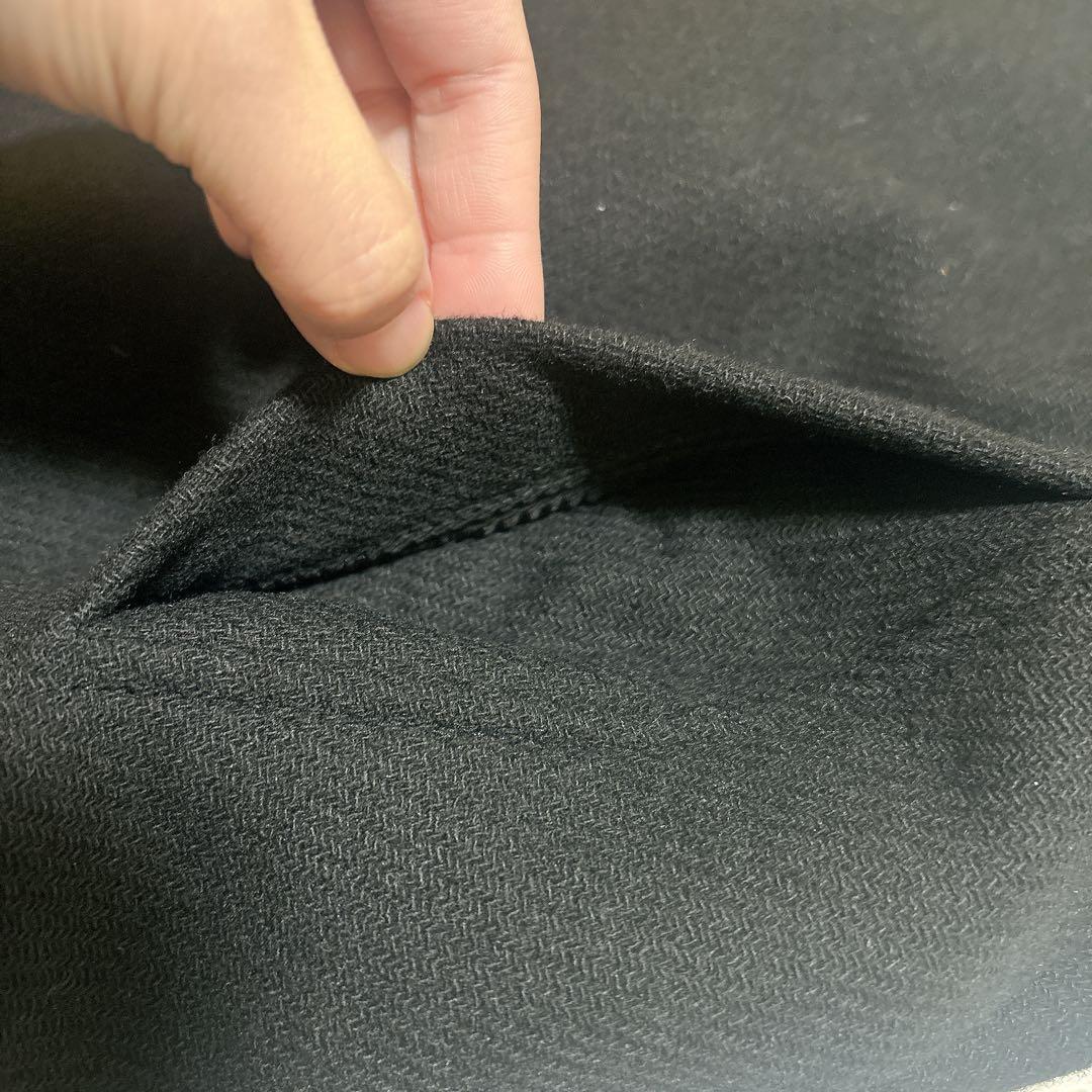 【美品】ZARA ダブルブレスト ナポレオンコート ウール ブラック S