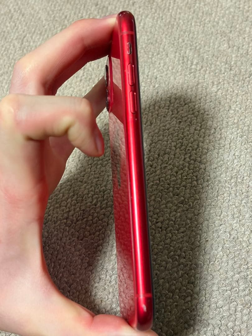 iPhone11 128gb レッド SIMフリー バッテリー99%