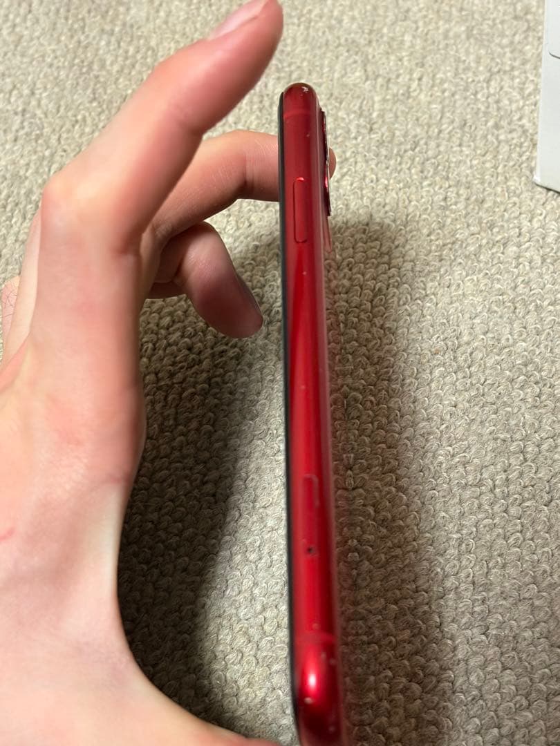 iPhone11 128gb レッド SIMフリー バッテリー99%