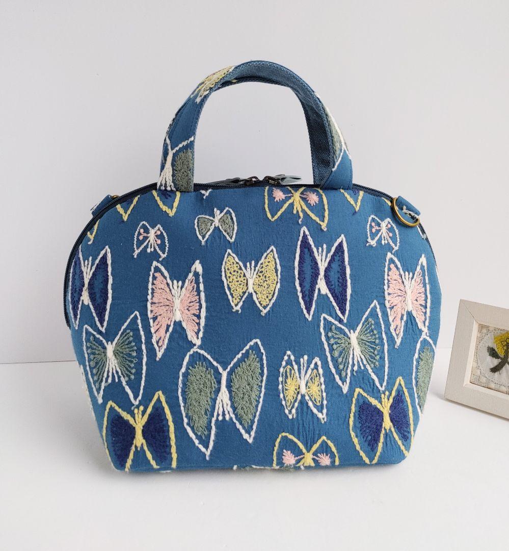 1点のみ ミナペルホネン レア スカイフラワー ミニサイズバッグ