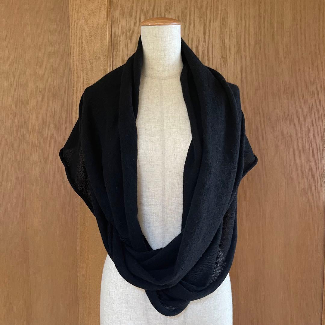 IF CEX WAS NINE カシミア100% スヌード ストール