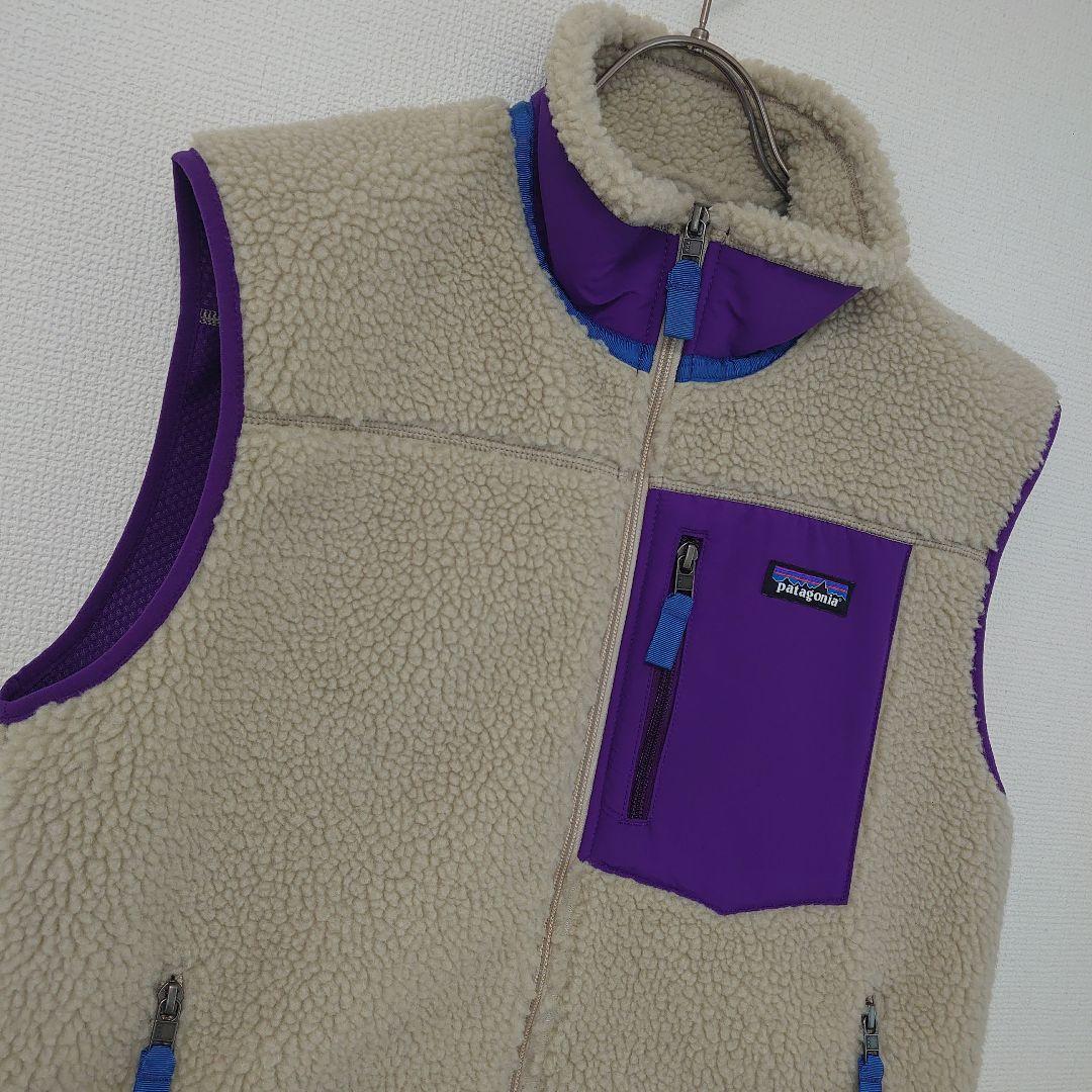 【廃盤 2021年製 パタゴニア】レトロX ベスト M ほぼ未使用 パープル