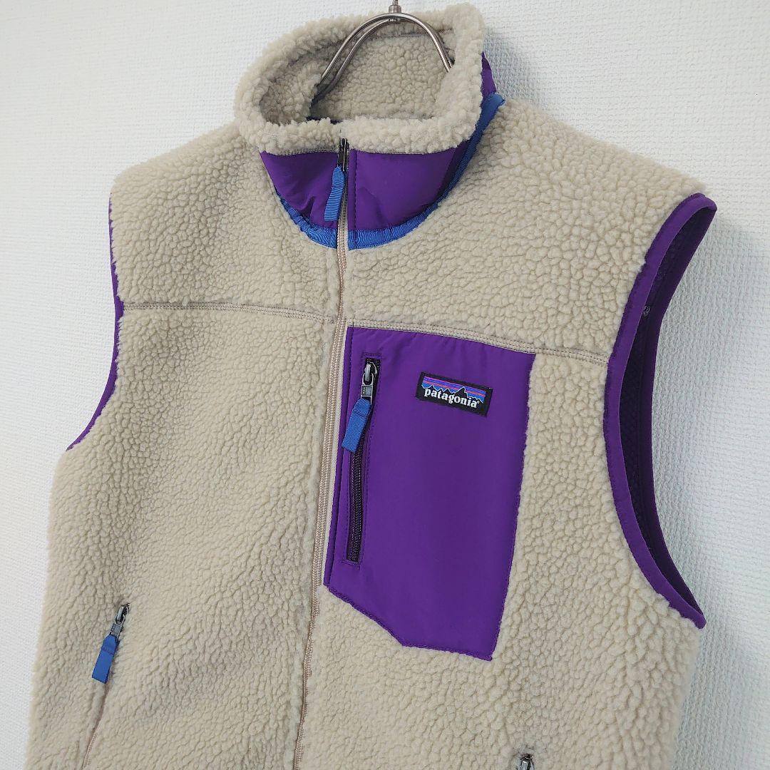 【廃盤 2021年製 パタゴニア】レトロX ベスト M ほぼ未使用 パープル