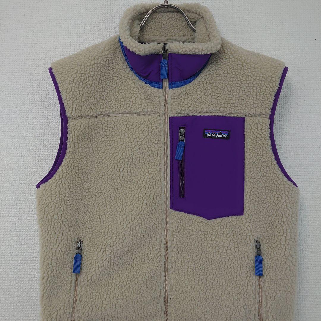 【廃盤 2021年製 パタゴニア】レトロX ベスト M ほぼ未使用 パープル