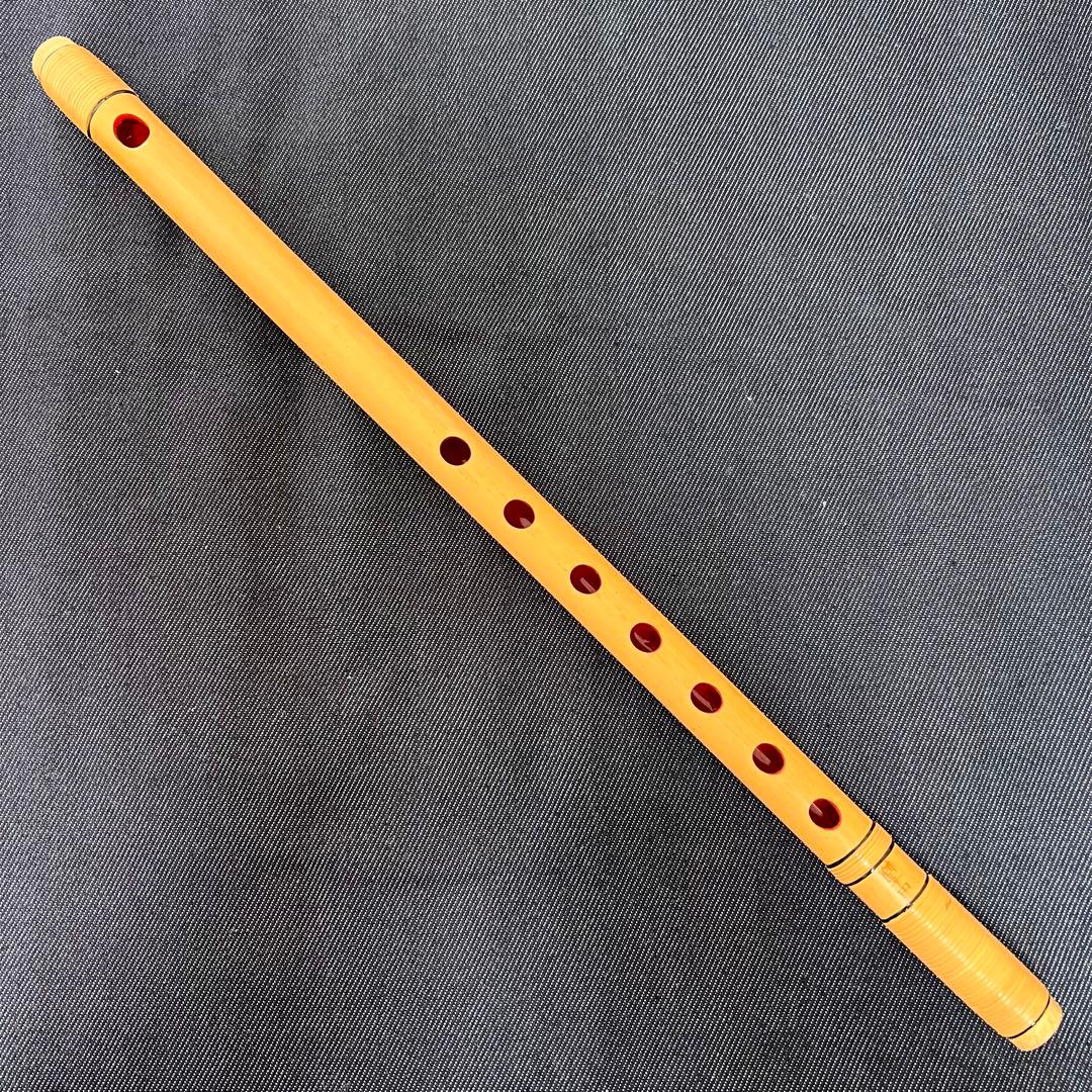 篠笛 獅子田 竹渓 5本調子 古典調 天地籐巻