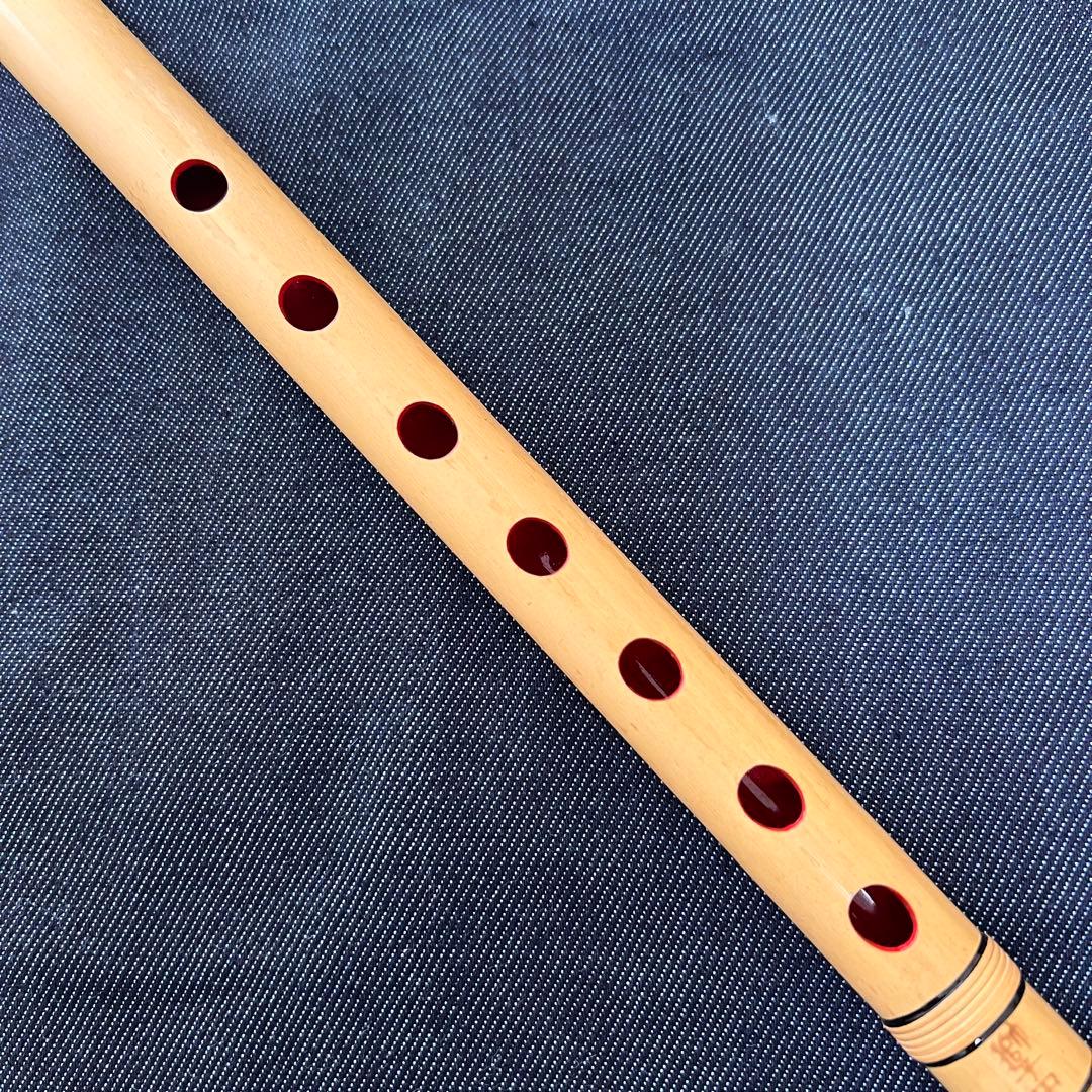 篠笛 獅子田 竹渓 5本調子 古典調 天地籐巻