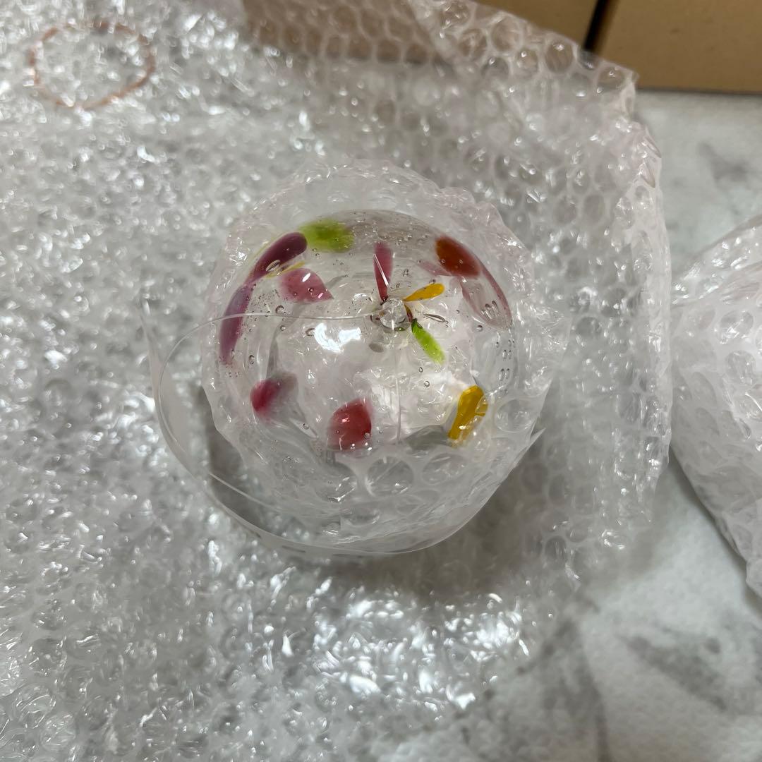 2点セット　クラゲ風鈴　くらげ風鈴　タクグラス　カラフル　京都水族館　風鈴